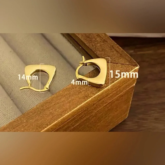 925 Sterling Silver Romantic Geometric Earrings - Picture 3 of 7